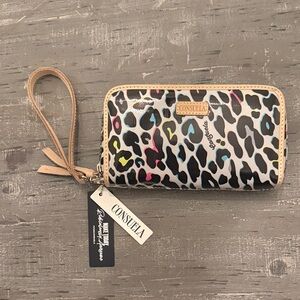 NWT Consuela Wristlet Wallet- Coco